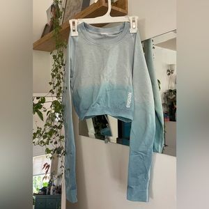 Gymshark Ombré Seamless Long Sleeve - Blue